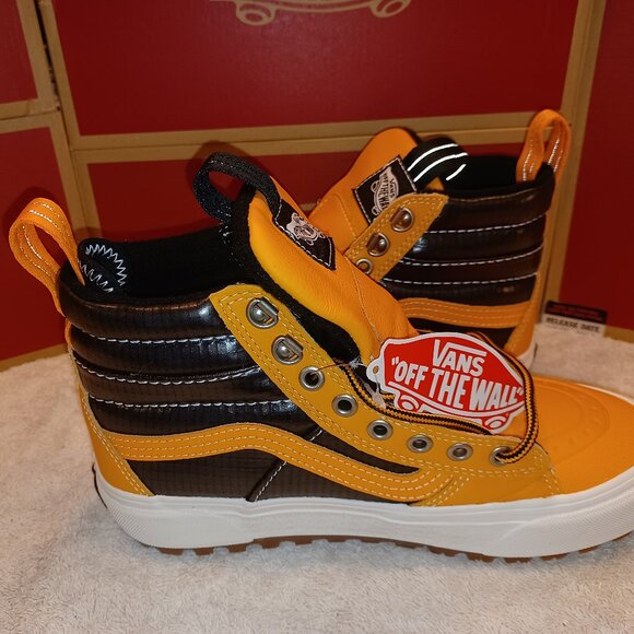 Vans Men’s 4/Women's 5.5 Sk8-Hi MTE 2.0 DX Apricot/Black VN0A5HZYB9M - Picture 8 of 12